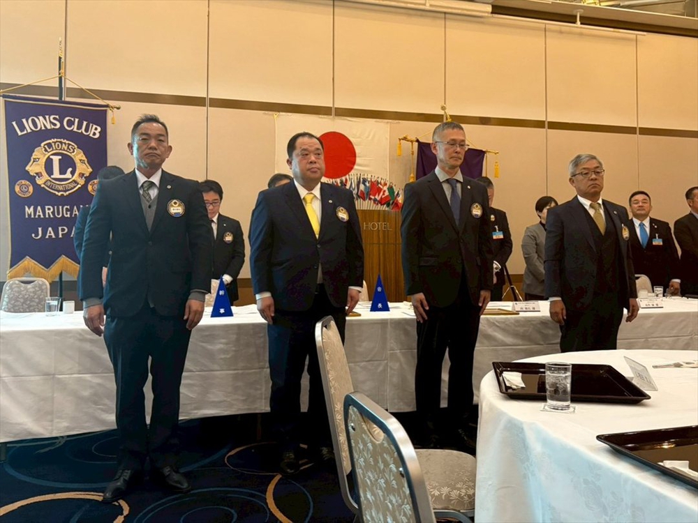 入会式　廣田 勝也 氏　谷本 和也 氏　髙田 智也 氏